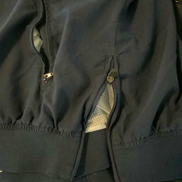 Russell Athletic Team Issue Men's XL Lined 1/4-Zip Navy Blue Jacket Pullover - Picture 6 of 7